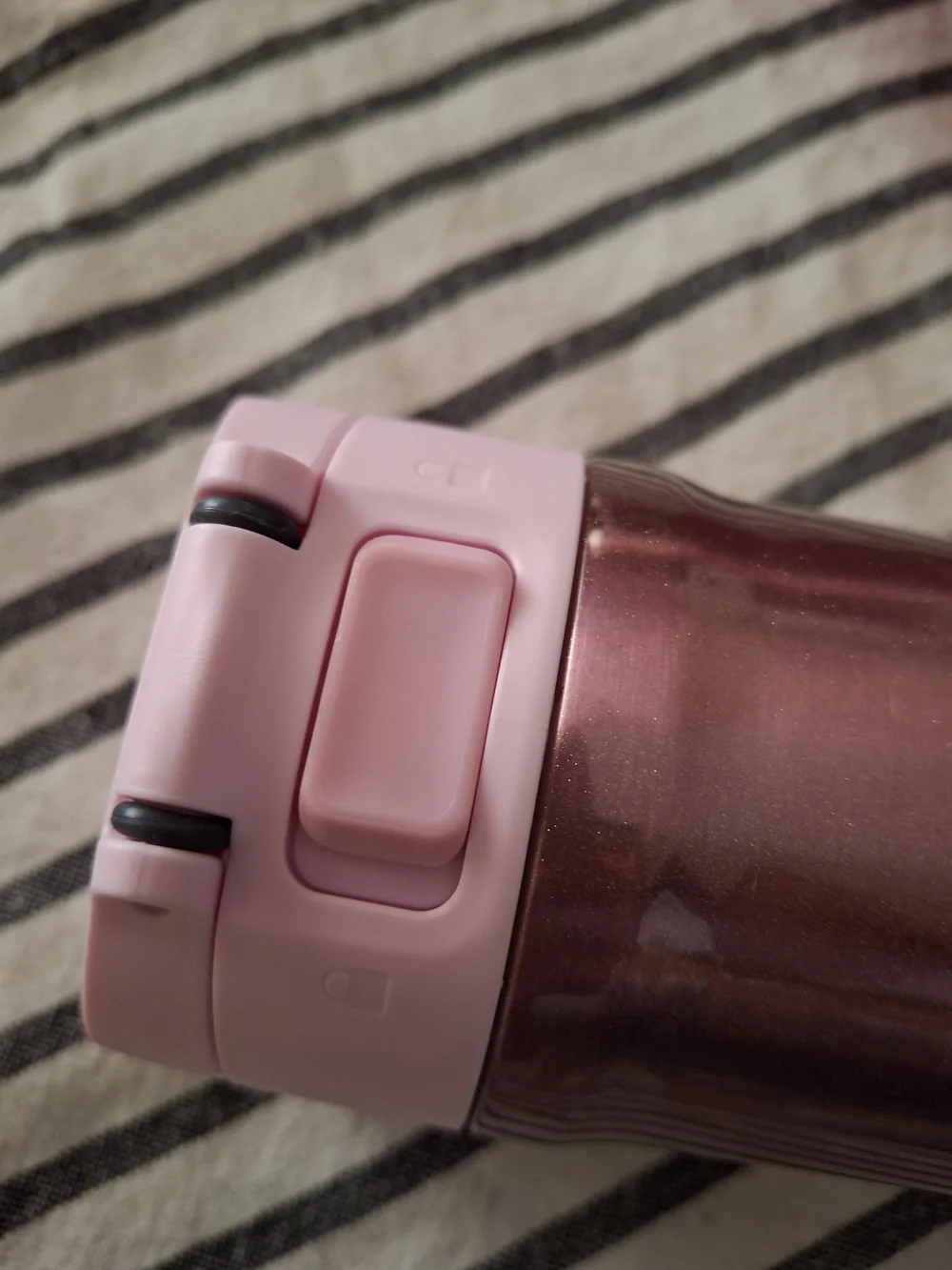 Tupperware Metallic Glittery Pink Travel Tumbler & Pink Shaker Set